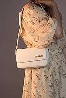 Женская сумка Jacquemus white, женская сумка Жакмюс белого цвета хорошее качество