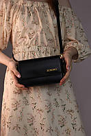 Жіноча сумка Jacquemus black, женская сумка, Жакмюс чорного кольору хороша якість