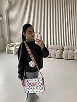 Женская сумка из эко-кожи Луи Виттон Louis Vuitton LV молодежная, брендовая сумка хорошее качество