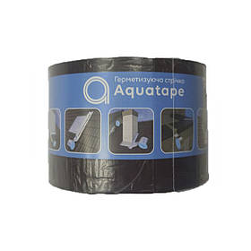 Бітумна стрічка герметизуюча AquaTape Alu графітова 100мм х 10м
