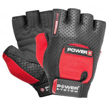 Рукавички для фітнесу Power System PS-2500 Power Plus Black/Red XS