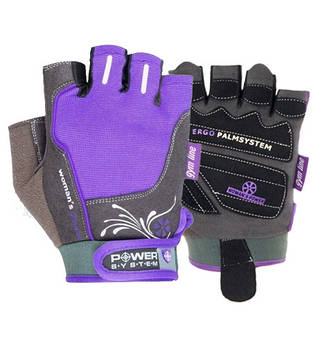 Рукавички для фітнесу Power System PS-2570 Woman’s Power жіночі Purple XS