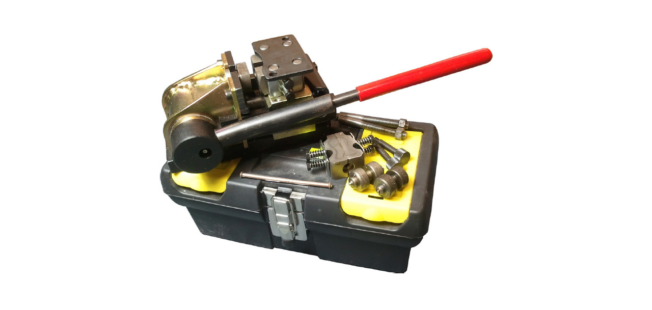 Прилад для вальцювання трубок WP AUTOMATIC 0103 (5905857621765). Комплект в кейсі, планки для затиску труби діаметром 4,75 мм, фото 1