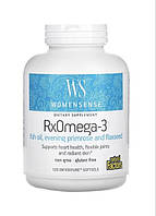 Рыбий жир WomenSense Омега 3 1070 мг Rx Omega-3 120 капсул
