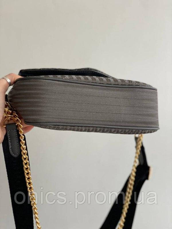 Стильная Женская сумка LV wave grey Женская сумка Луи Виттон серого цвета хорошее качество - фото 3 - id-p1930976040