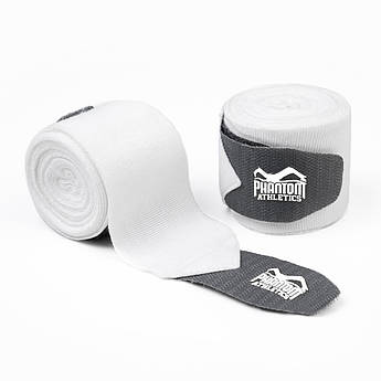 Бинти для боксу Phantom Impact White 400cm. (4м.)