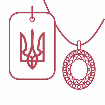 Підвіси, кулони, жетони, хрестики