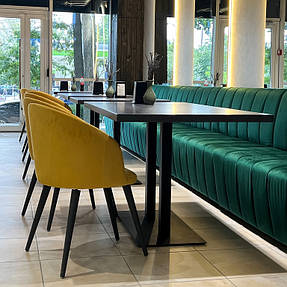 У заклад зроблено: Столи "Серія5" та "Серія 1", Дивани м'які №18 та №19, Стільці "Матіс" та крісла "DIN"