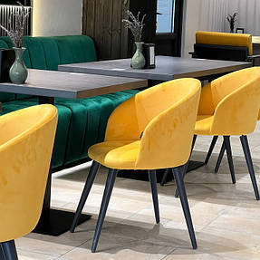 У заклад зроблено: Столи "Серія5" та "Серія 1", Дивани м'які №18 та №19, Стільці "Матіс" та крісла "DIN"