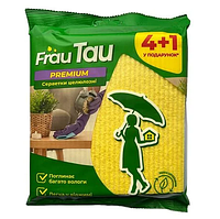 Салфетки Frau Tau Premium целлюлозные, 5 шт