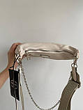 Сумка жіноча через плече Prada/Пада крос-боді з маленьким клатчем для монет брендова сумочка, фото 3