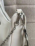 Сумка жіноча через плече Prada/Пада крос-боді з маленьким клатчем для монет брендова сумочка, фото 9