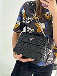 Сумка жіноча через плече Prada / Прада крос-боді  брендова сумочка на ланцюжку, фото 8