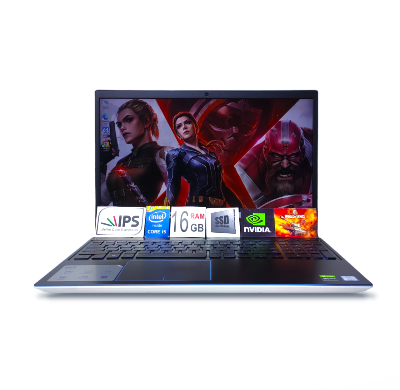 Ігровий ноутбук Dell G3 15.6 FHD IPS Core I5-9300H 4ядра 16GB SSD 512GB NVIDIA GTX 1660TI Max-Q 6GB