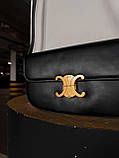 Жіноча сумка Celine mini black, жіноча сумка, брендова сумка Селін чорна, фото 10