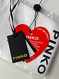 Сумка жіноча Pinko white premium / Пінко біла сумочка жіноча шкіряна стильна на плече, фото 10