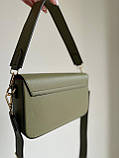 Жіноча сумка з екошкіри Valentino молодіжна, брендова сумка-клатч маленька через плече, фото 2