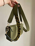 Жіноча сумка з екошкіри Valentino молодіжна, брендова сумка-клатч маленька через плече, фото 5