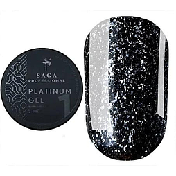 Saga Гель для дизайну Platinum Paint №01, 5мл