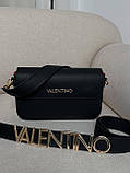 Жіноча сумка з екошкіри Valentino молодіжна, брендова сумка-клатч маленька через плече, фото 6