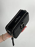 Жіноча сумка Marc Jacobs logo MJ Марк Джейкобс маленька сумка на плече легка сумка з екошкіри, фото 2