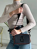 Жіноча сумка Marc Jacobs logo MJ Марк Джейкобс маленька сумка на плече легка сумка з екошкіри, фото 8