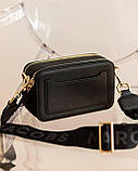 Жіноча сумка Marc Jacobs logo MJ Марк Джейкобс маленька сумка на плече легка сумка з екошкіри, фото 4
