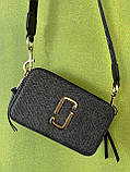 Жіноча сумка Marc Jacobs logo MJ Марк Джейкобс маленька сумка на плече легка сумка з екошкіри, фото 10