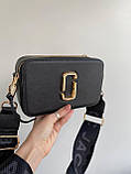 Жіноча сумка Marc Jacobs Марк Джейкобс маленька сумка на плече легка сумка з екошкіри, фото 9