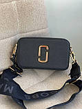 Жіноча сумка Marc Jacobs Марк Джейкобс маленька сумка на плече легка сумка з екошкіри, фото 10