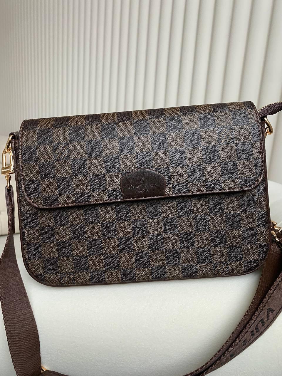 Жіноча сумка з екошкіри Луї Віттон Louis Vuitton LV молодіжна, брендова сумка