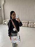 Жіноча сумка з екошкіри Луї Віттон Louis Vuitton LV молодіжна, брендова сумка, фото 4