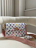 Жіноча сумка з екошкіри Луї Віттон Louis Vuitton LV молодіжна, брендова сумка, фото 5