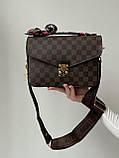 Жіноча сумка з екошкіри Луї Віттон Louis Vuitton LV молодіжна, брендова сумка, фото 8