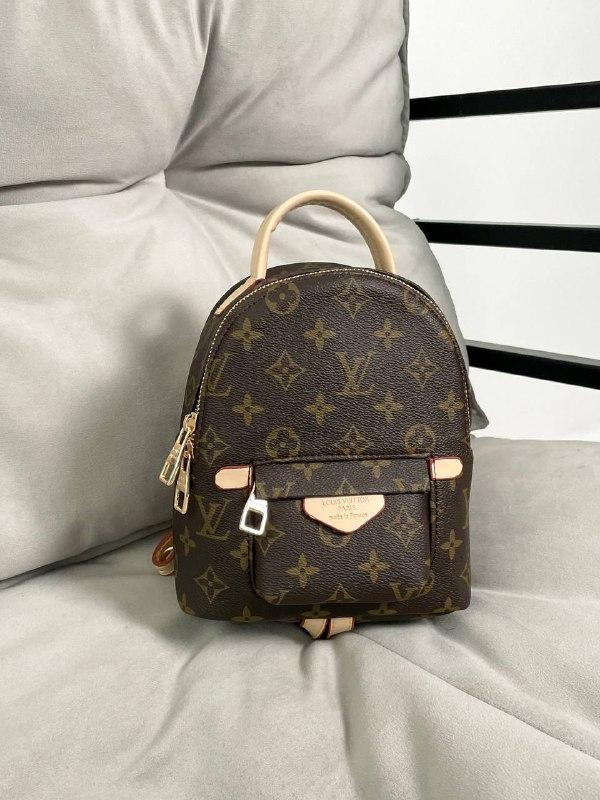 Жіночий рюкзак-сумка з екошкіри Луї Віттон Louis Vuitton LV backpack mini молодіжний, міський, брендовий