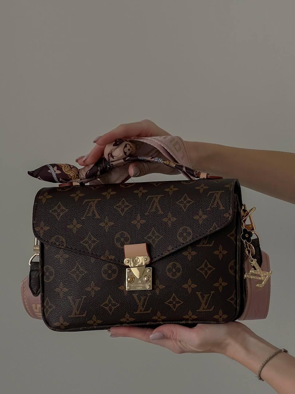 Жіноча сумка з екошкіри Луї Віттон Louis Vuitton LV молодіжна, брендова сумка