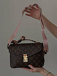 Жіноча сумка з екошкіри Луї Віттон Louis Vuitton LV молодіжна, брендова сумка, фото 2
