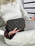 Жіноча сумка з екошкіри Guess/Гесс молодіжна, брендова сумка, фото 10