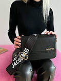 Жіноча сумка з екошкіри Jacquemus молодіжна, брендова сумка, фото 9