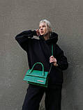 Жіноча сумка з екошкіри Jacquemus молодіжна, брендова сумка, фото 8