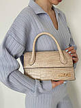 Жіноча сумка з екошкіри Jacquemus Jac. Le Chiquito long молодіжна, брендова сумка, фото 8