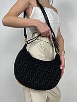 Женская Сумка Fendi / Фенди сумочка женская текстильная стильная на плечо