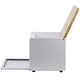 Хлібниця Kamille 35,8см нержавіюча сталь та бамбук (колір білий), фото 7