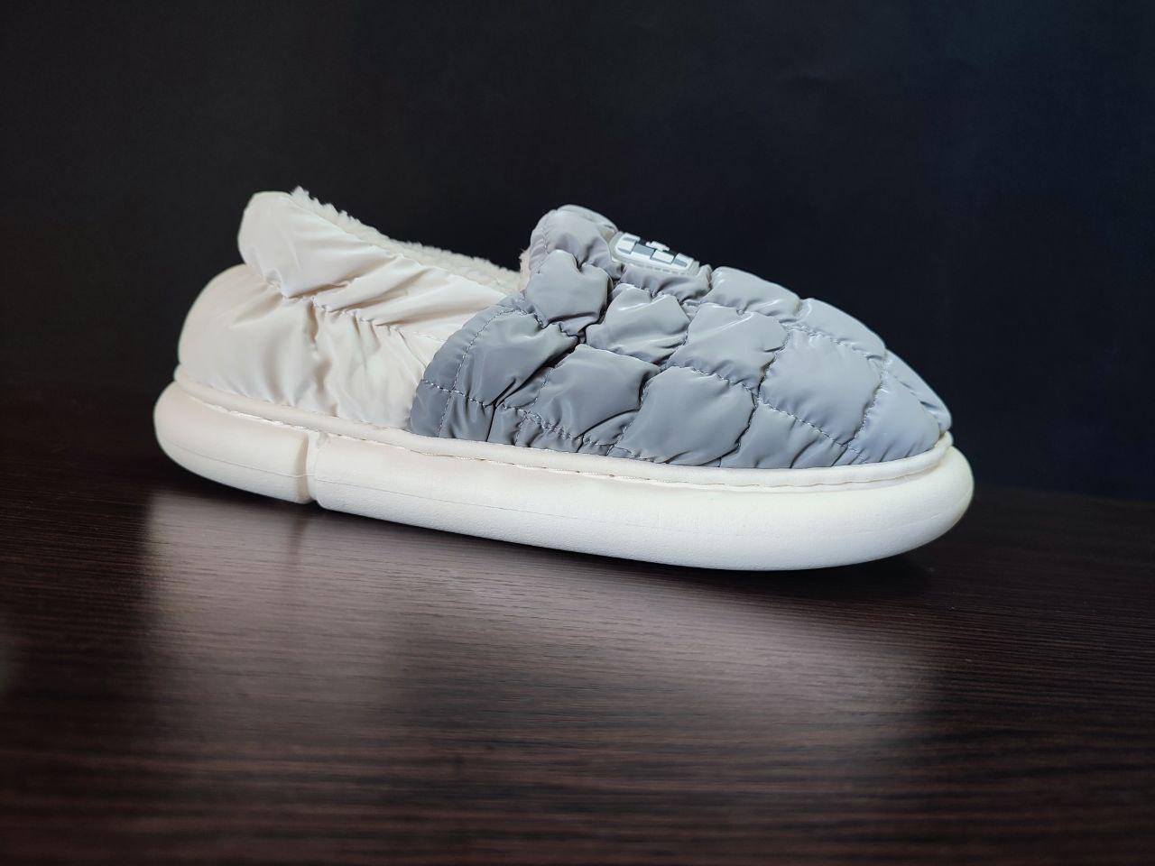 Дутики Superme GREY короткі хутряні угги низькі не промокаючі зимові теплі