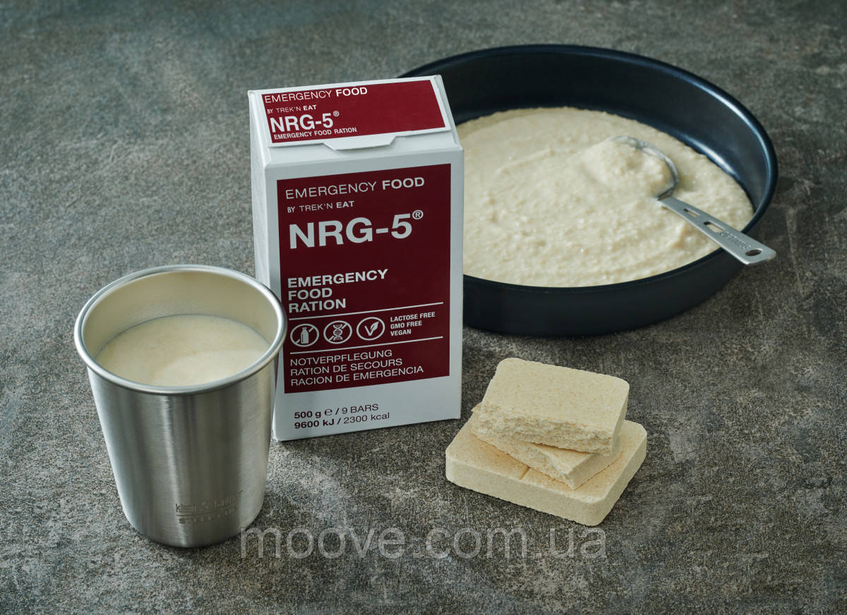 Emergency Food Аварійне харчування Emergency Food Пшеничні брикети NRG-5 500 г