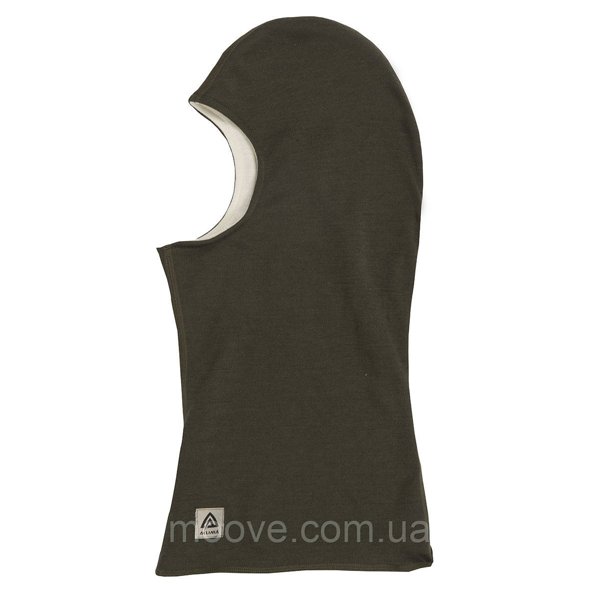Aclima Aclima WarmWool 200 Balaclava 2-layer Olive Night/Nature One Size, фото 1