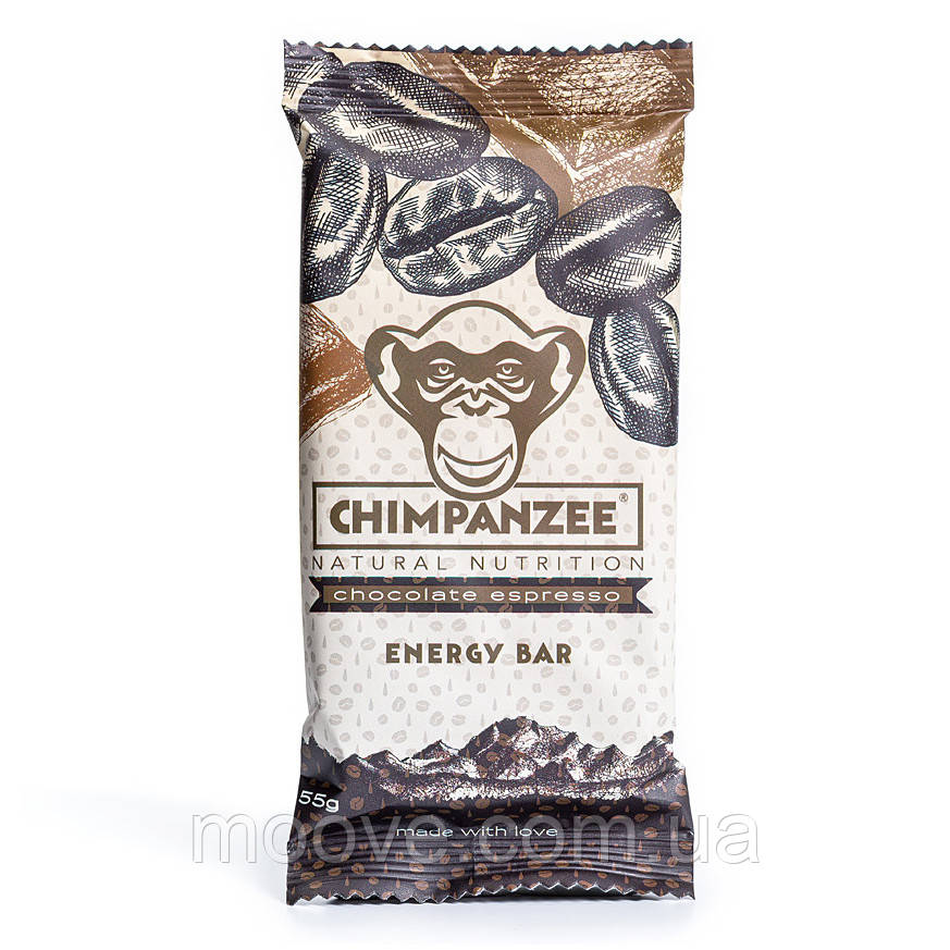 Chimpanzee Chimpanzee Energy Bar Chocolate Espresso