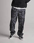 Чоловічі спортивні штани оверсайз із плащової тканини чорні весняно осінні, фото 7
