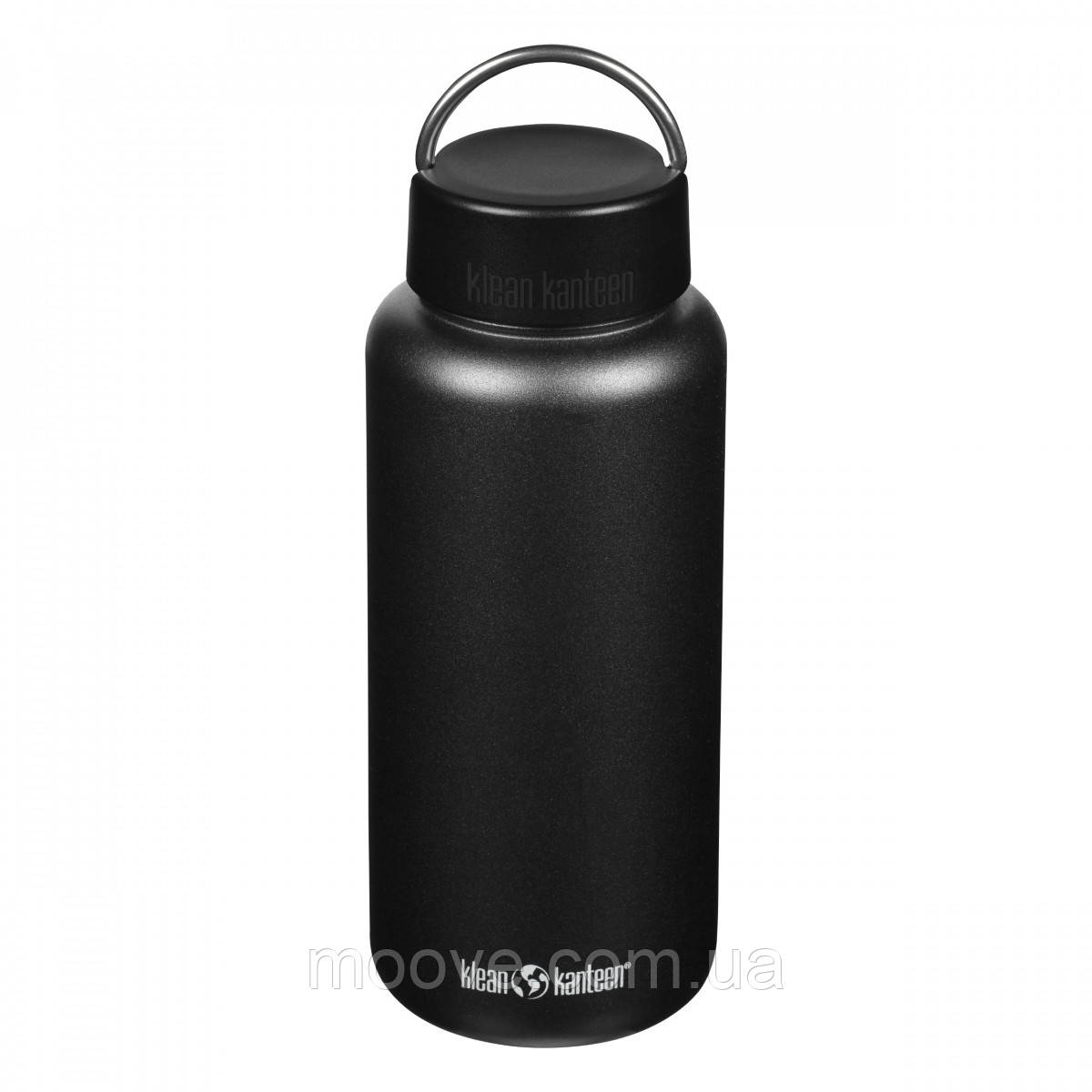 Klean Kanteen Пляшка для води Klean Kanteen Wide Loop Cap 1182 мл Black