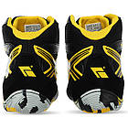 Борцовки замшеві Difeno Wrestling 2008C-4 розмір 37 Black-Yellow, фото 7